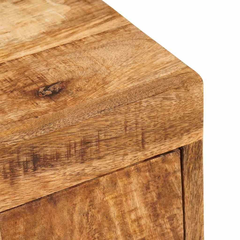 Sengebord 2 pcs Brun 35 x 33 x 48 cm Massivt mangotræ