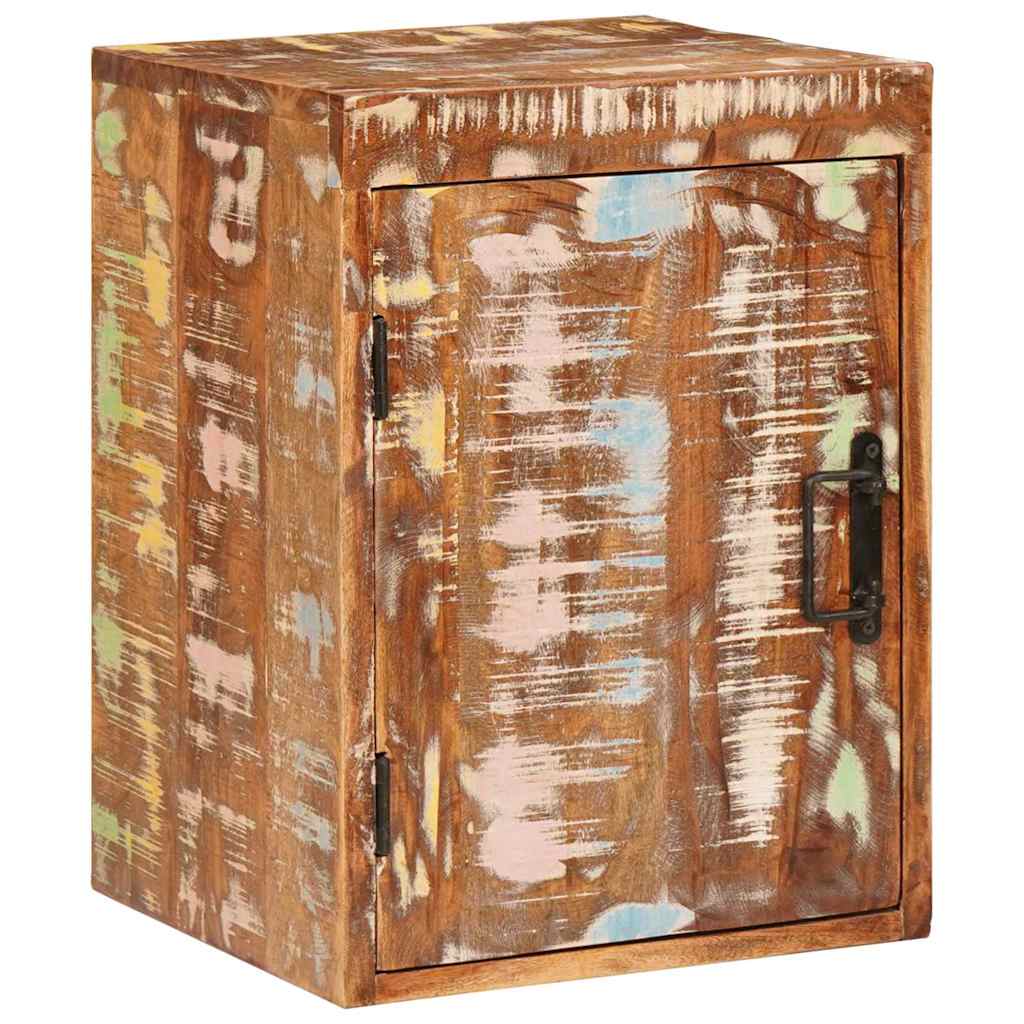 Sengebord 2 pcs Brun 35 x 33 x 48 cm Massivt genbrugstræ