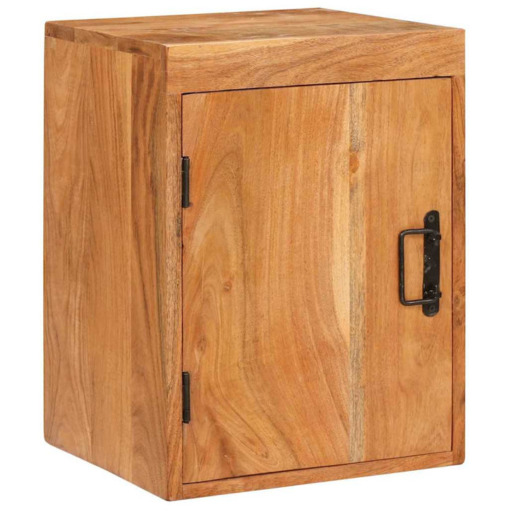 Sengebord 2 pcs Brun 35 x 33 x 48 cm Massivt træ akacie