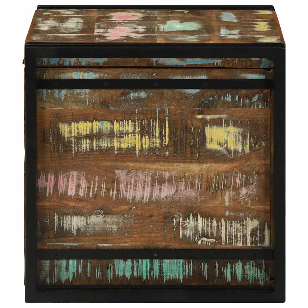 Opbevaringskasse Brun og sort 50 x 50 x 50 cm