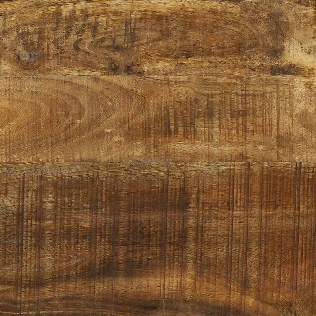 Vinfad Brun og sort 35 x 35 x 39 cm Massivt mangotræ