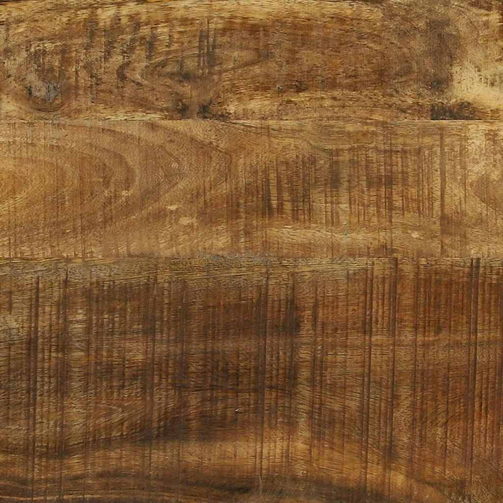 Vinfad Brun og sort 35 x 35 x 39 cm Massivt mangotræ