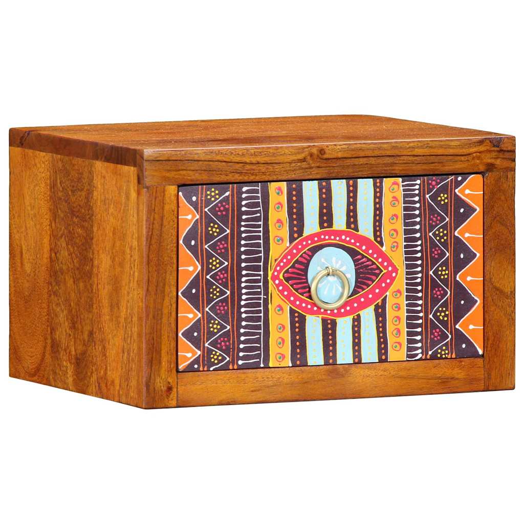 Natskab med skuffe 2 pcs Brun 35 x 30 x 22 cm
