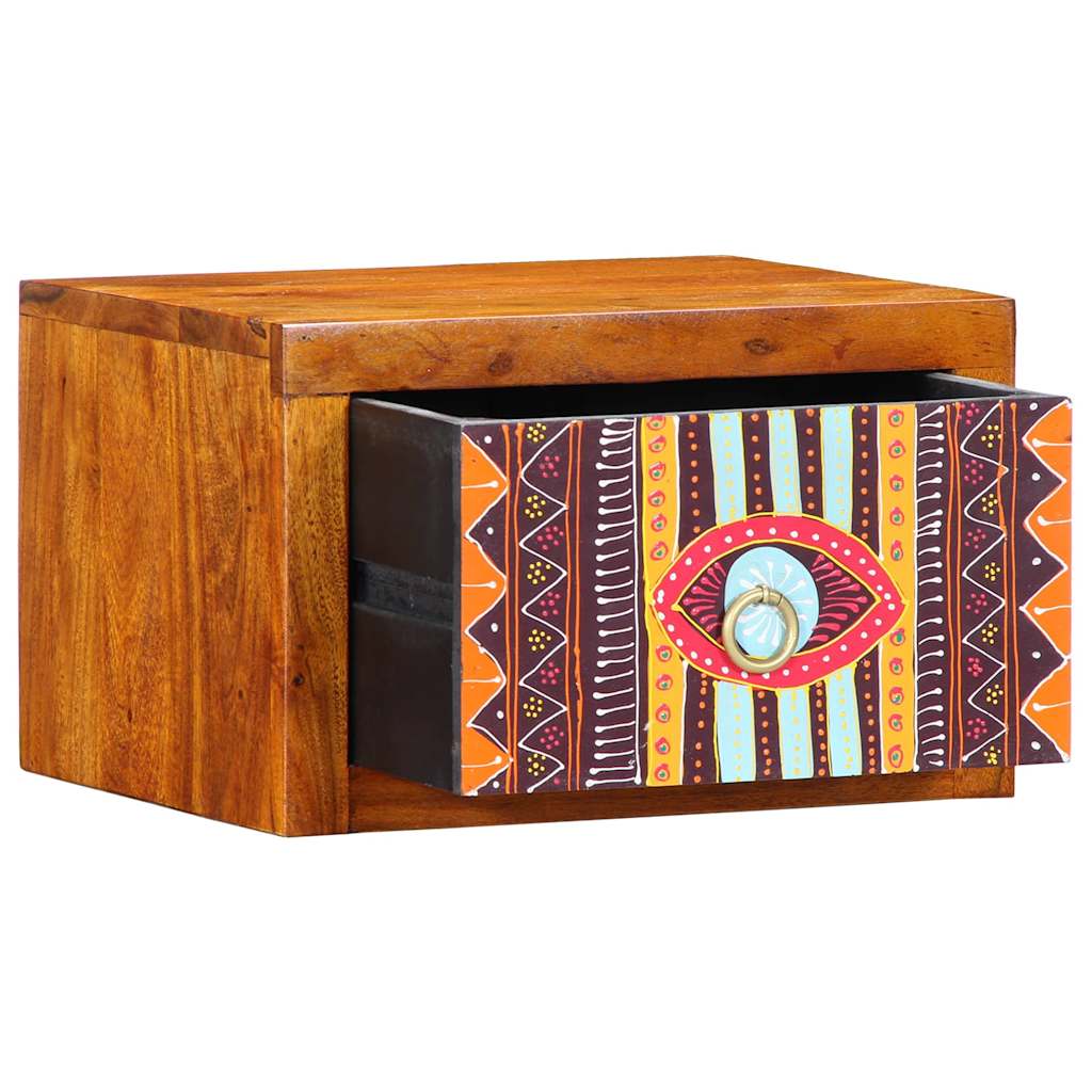 Natskab med skuffe 2 pcs Brun 35 x 30 x 22 cm