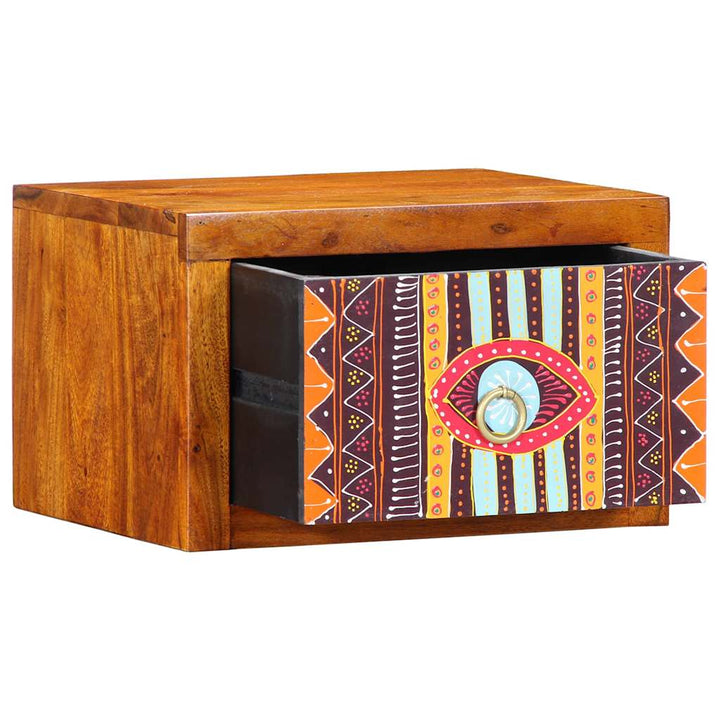 Natskab med skuffe 2 pcs Brun 35 x 30 x 22 cm
