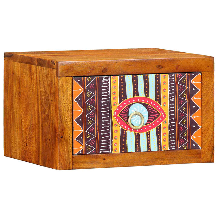 Natskab med skuffe 2 pcs Brun 35 x 30 x 22 cm
