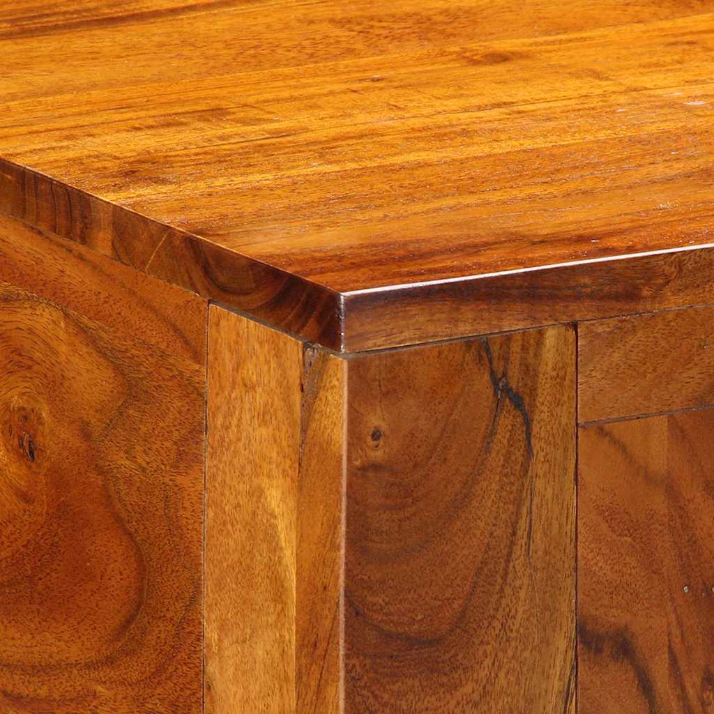 Klædeskab med skuffe Brun 90 x 45 x 75 cm Massivt Akacietræ