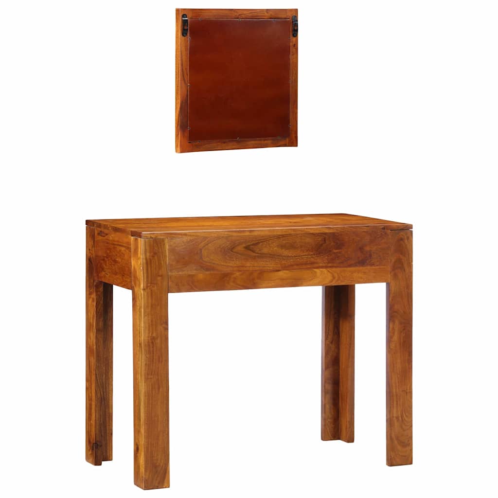 Klædeskab med skuffe Brun 90 x 45 x 75 cm Massivt Akacietræ