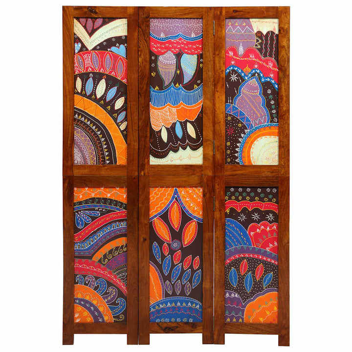 Rumdeler Honningbrun 105 x 1,5 x 160 cm Massivt Akacietræ