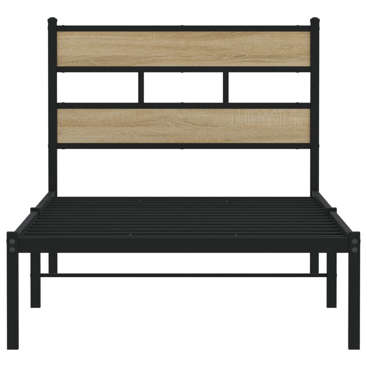 sengeramme uden madras 90x190 cm metal sonoma-eg