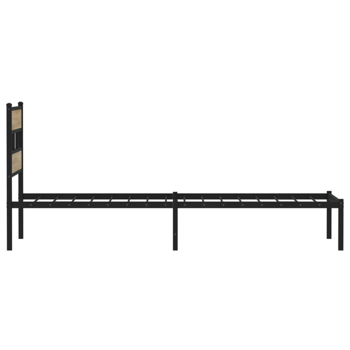 sengeramme uden madras 100x190 cm metal sonoma-eg