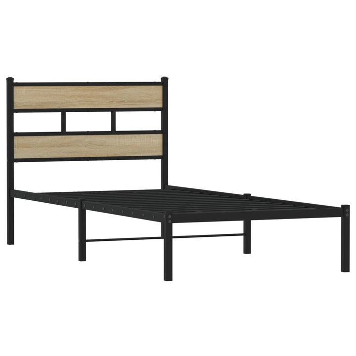 sengeramme uden madras 100x200 cm metal sonoma-eg