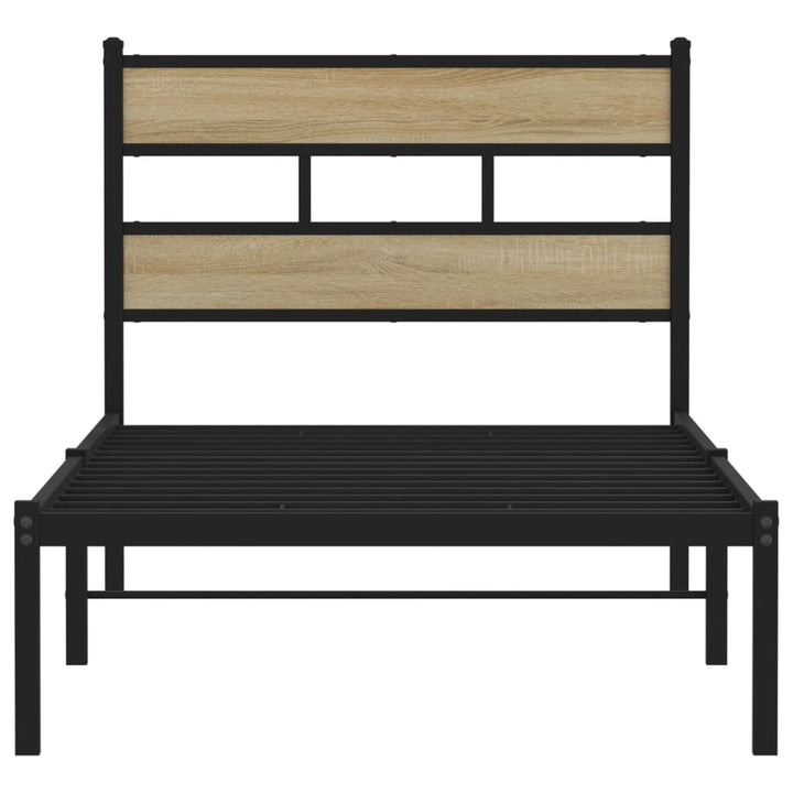 sengeramme uden madras 100x200 cm metal sonoma-eg