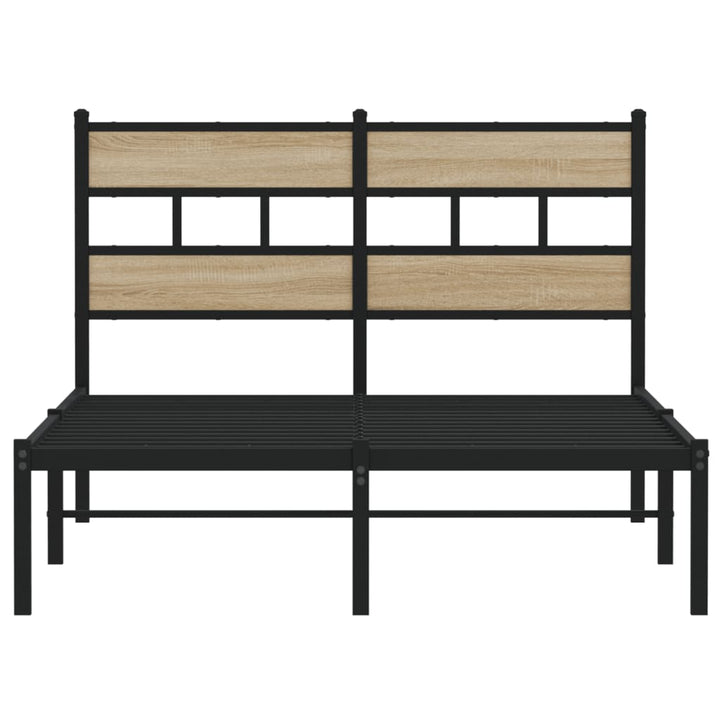 sengeramme uden madras 120x190 cm metal sonoma-eg
