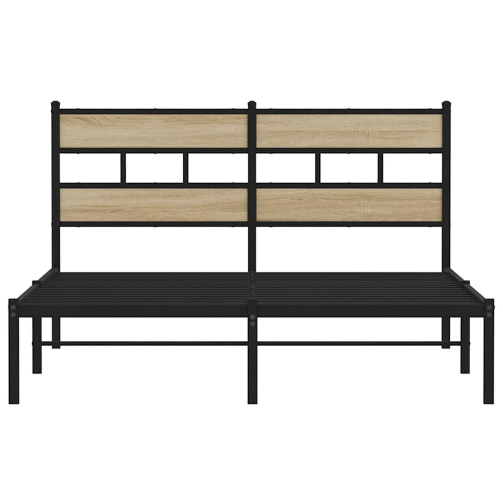 sengeramme uden madras 140x190 cm metal sonoma-eg