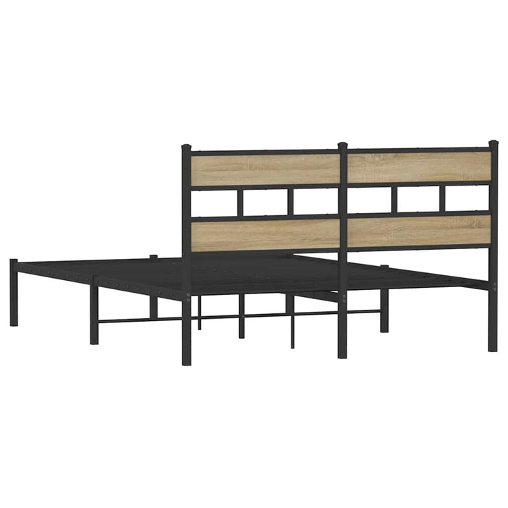 sengeramme uden madras 140x190 cm metal sonoma-eg