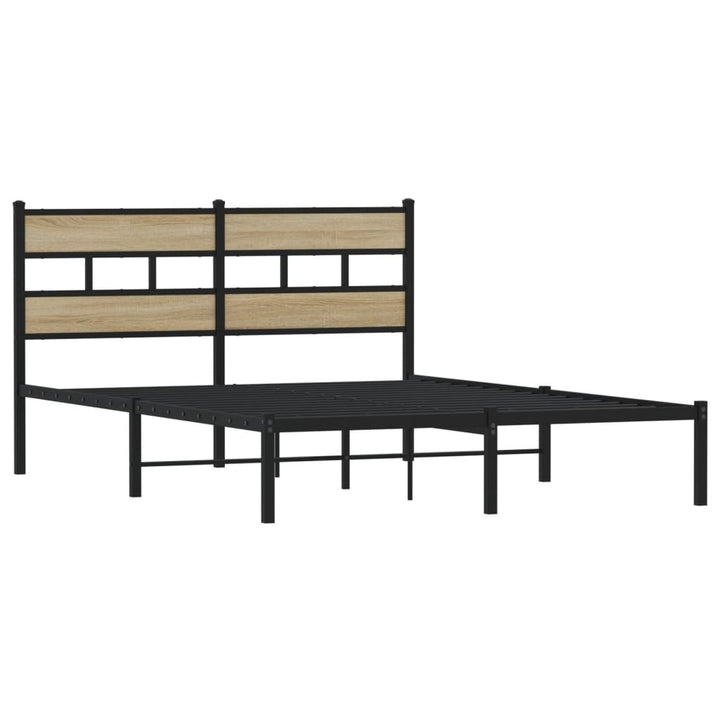 sengeramme uden madras 160x200 cm metal sonoma-eg