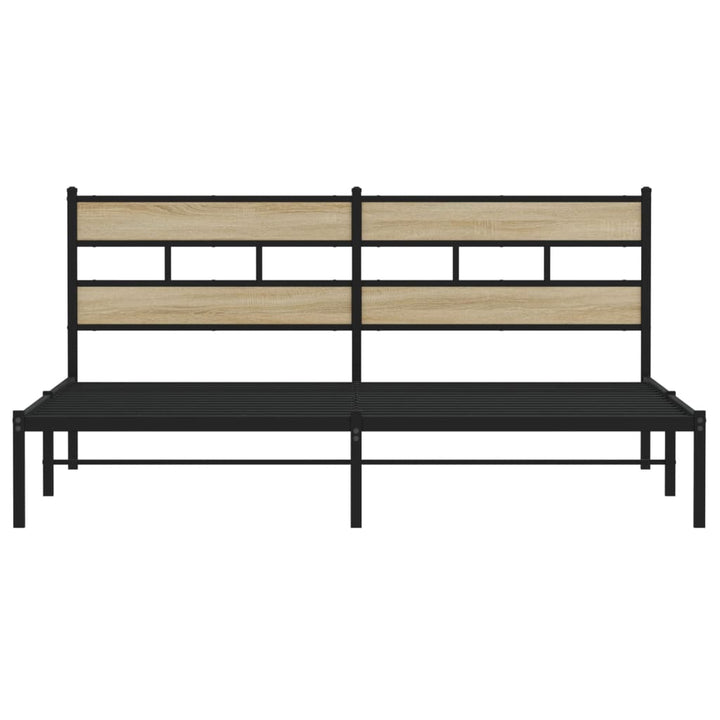 sengeramme uden madras 183x213 cm metal sonoma-eg