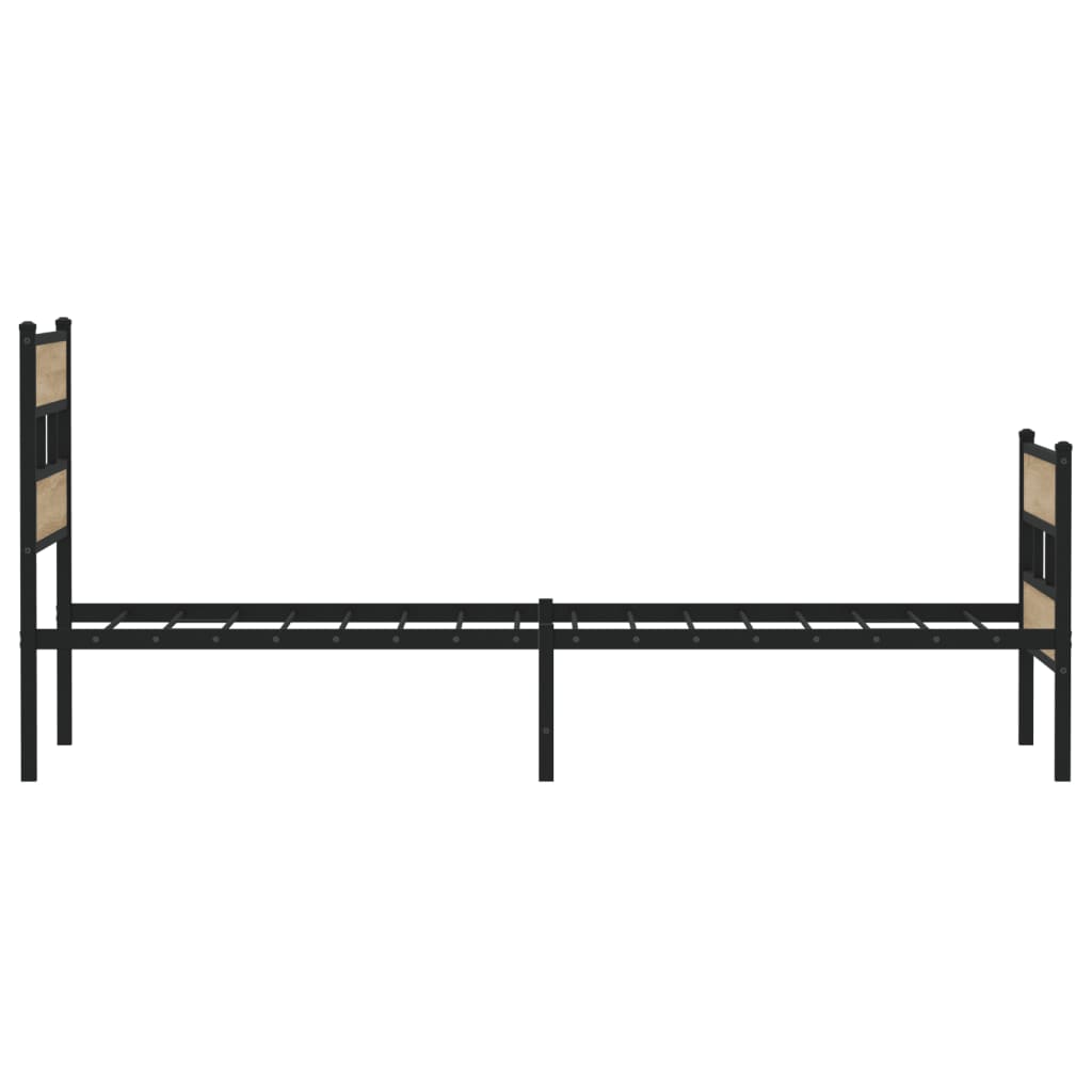 sengeramme uden madras 90x200 cm metal sonoma-eg