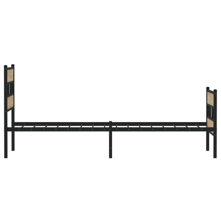 sengeramme uden madras 90x200 cm metal sonoma-eg
