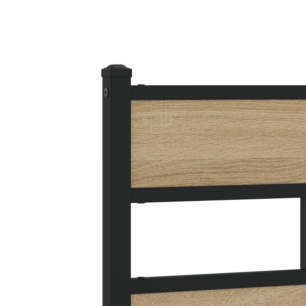 sengeramme uden madras 90x200 cm metal sonoma-eg