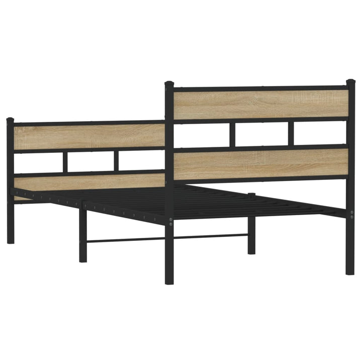 sengeramme uden madras 107x203 cm metal sonoma-eg
