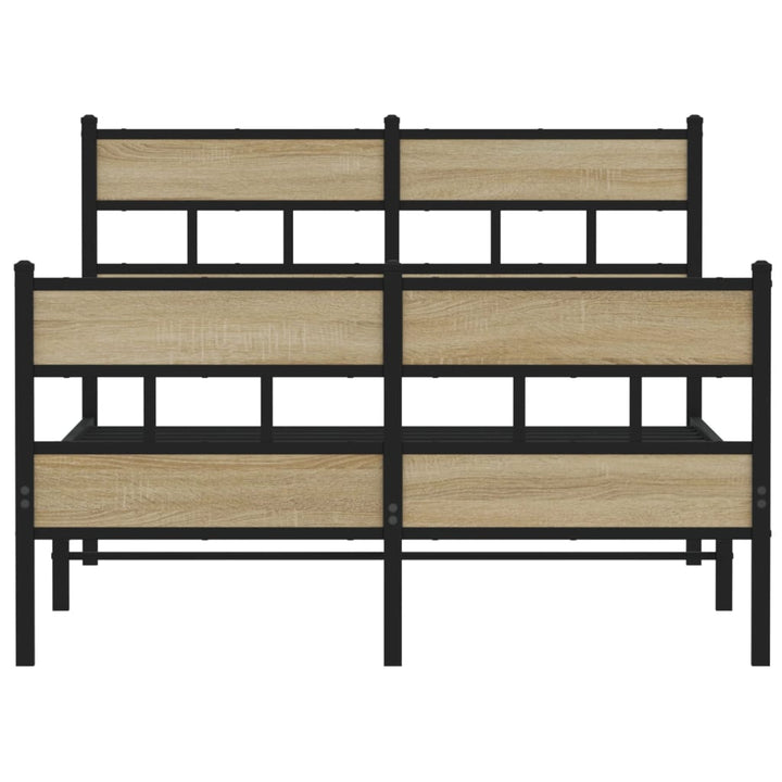 sengeramme uden madras 120x190 cm metal sonoma-eg