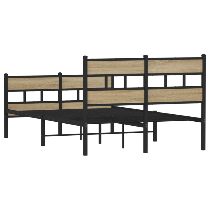 sengeramme uden madras 120x190 cm metal sonoma-eg