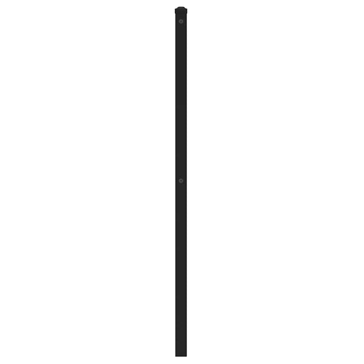 udskiftningsgavl 140 cm jern og konstrueret træ sonoma-eg