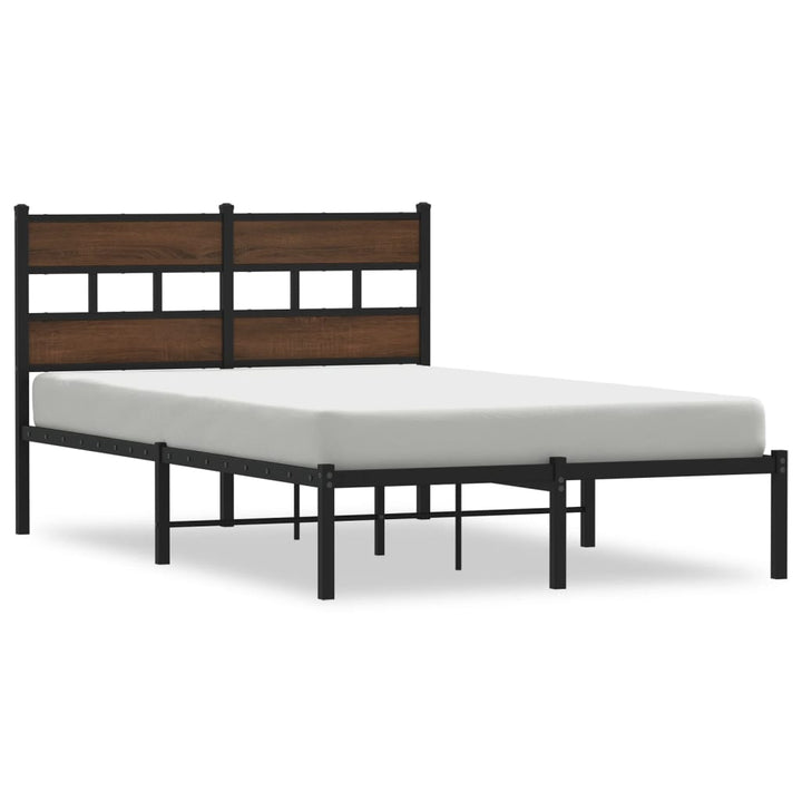 sengeramme m. sengegavl 120x190 cm uden madras brunt eg