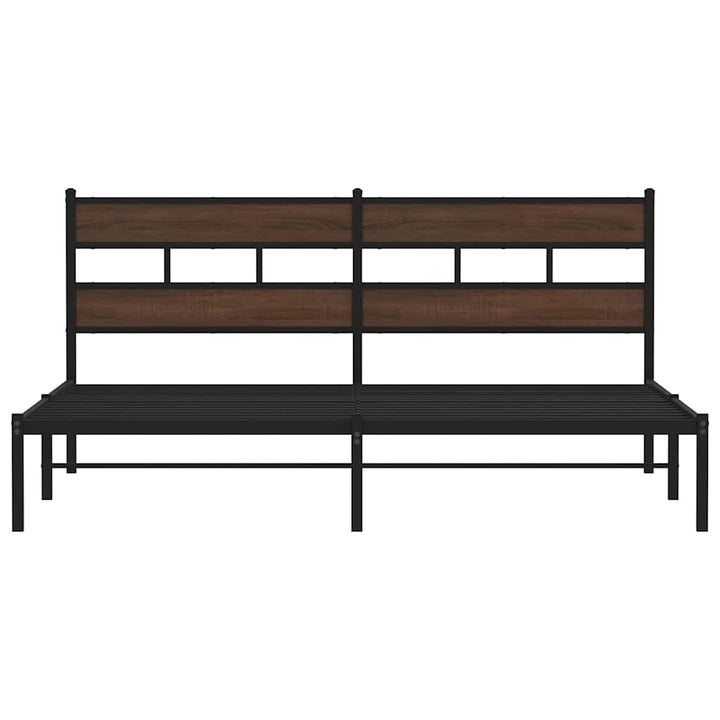 sengeramme m. sengegavl 190x200 cm uden madras brunt eg