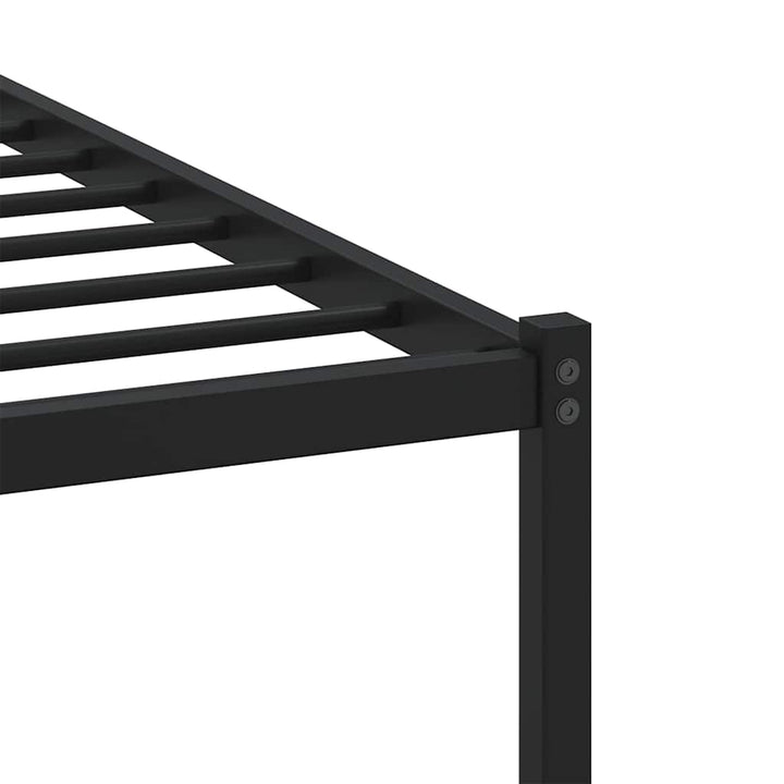 sengeramme m. sengegavl 200x200 cm uden madras brunt eg