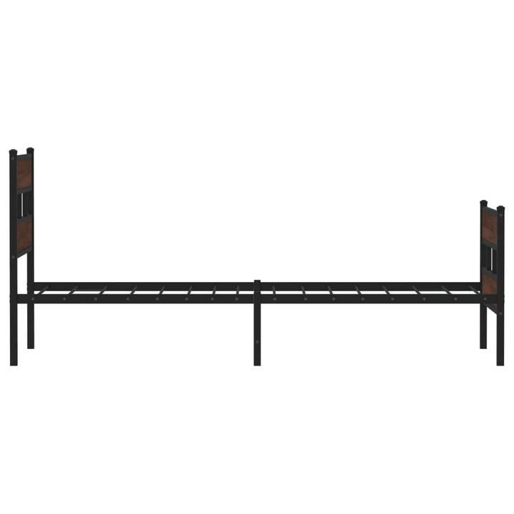 sengeramme m. sengegavl 90x190 cm uden madras brunt eg