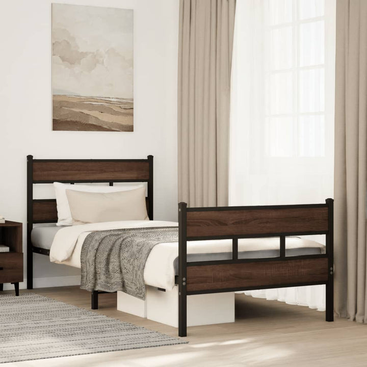 sengeramme m. sengegavl + fodgærde 107x203 cm uden madras