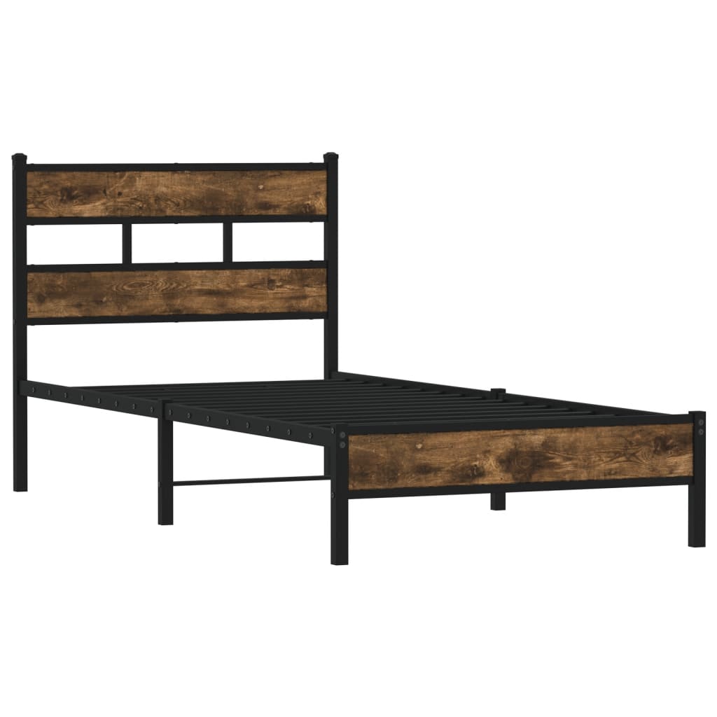 sengeramme m. sengegavl 90x190 cm uden madras sonoma-eg