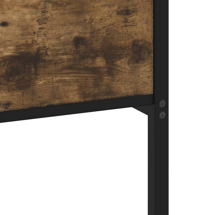 sengeramme 150x200 cm uden madras konstrueret træ røget eg