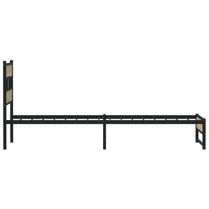 sengeramme uden madras 100x190 cm metal sonoma-eg