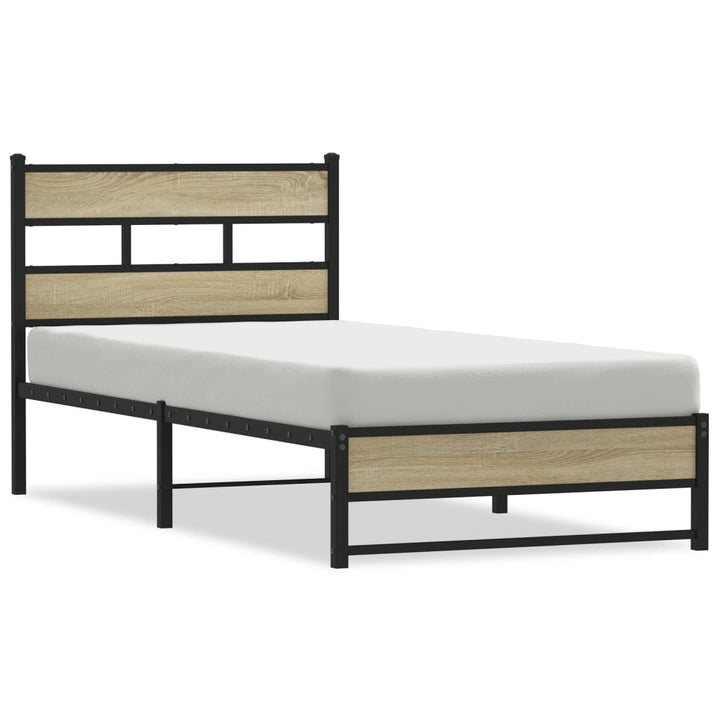 sengeramme uden madras 107x203 cm metal sonoma-eg