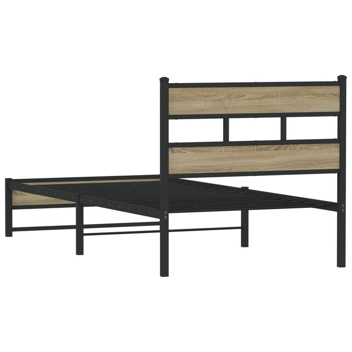 sengeramme uden madras 107x203 cm metal sonoma-eg