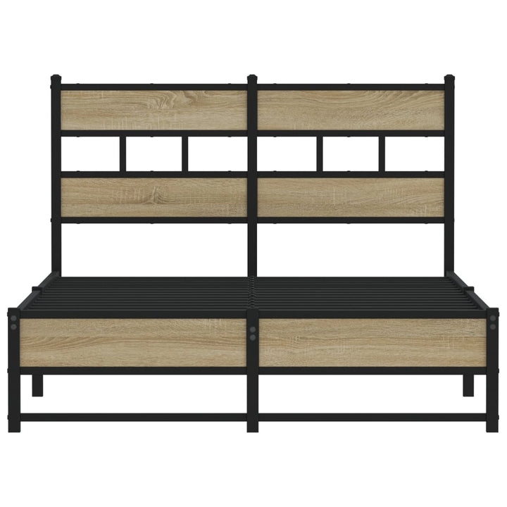 sengeramme uden madras 120x190 cm metal sonoma-eg