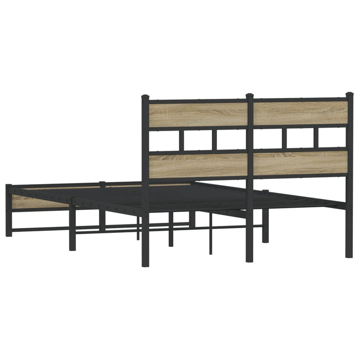 sengeramme uden madras 120x190 cm metal sonoma-eg