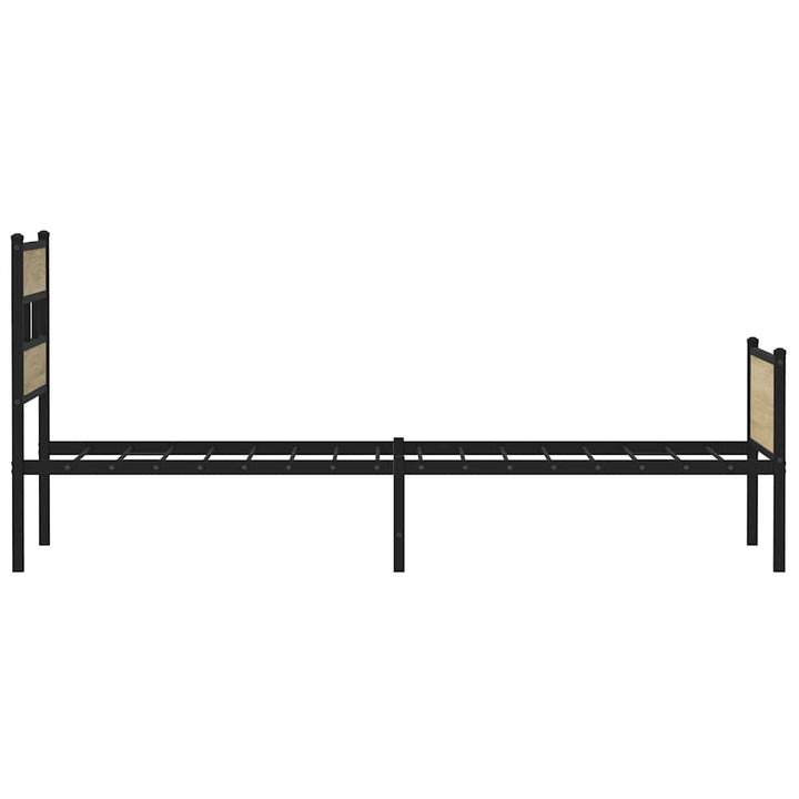 sengeramme 80x200 cm uden madras konstrueret træ sonoma-eg