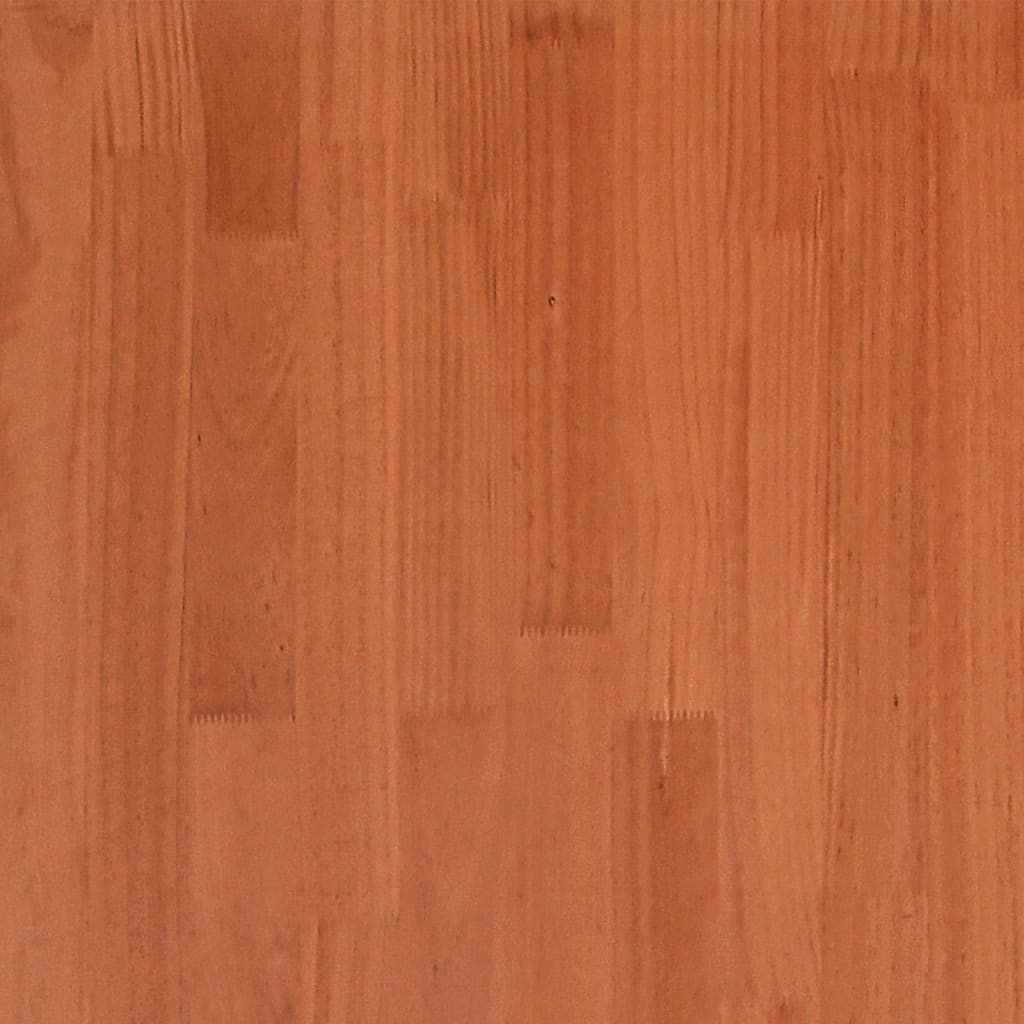 sengeramme uden madras 120x190 cm massivt fyrretræ gyldenbrun