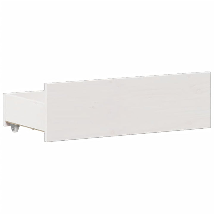 sengeramme m. sengegavl 150x200 cm uden madras massivt fyr hvid