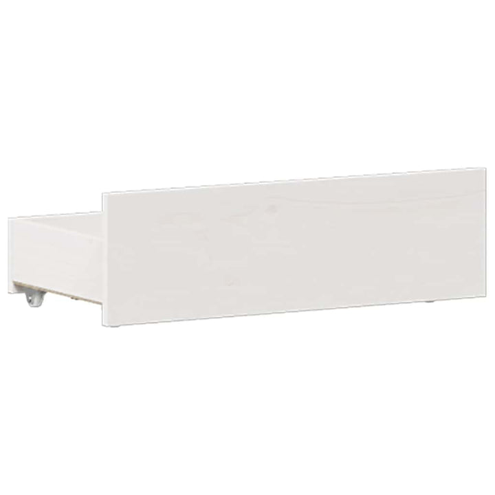 sengeramme m. sengegavl 120x190 cm uden madras massivt fyr hvid