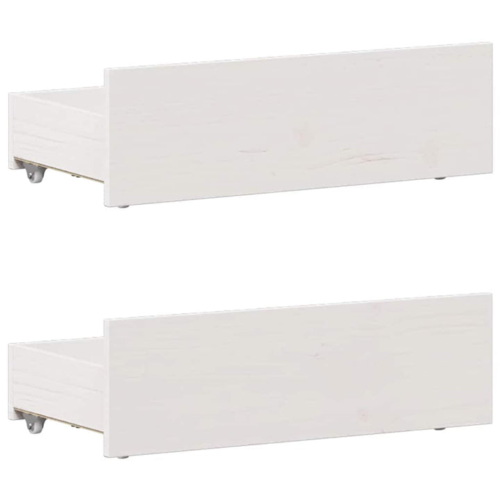 sengeramme m. sengegavl 90x190 cm uden madras massivt fyr hvid