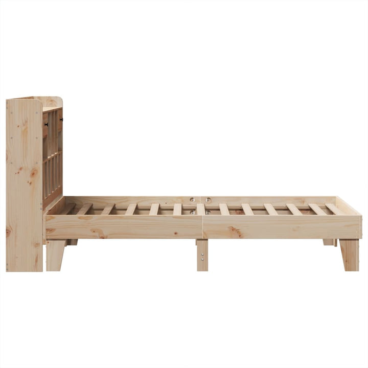 sengeramme uden madras 90x190 cm massivt fyrretræ
