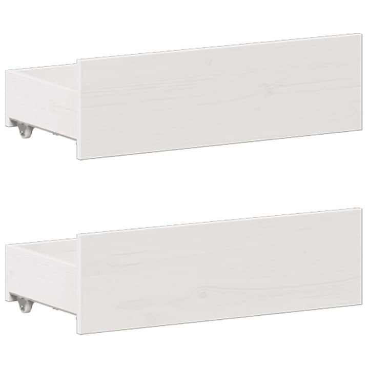 seng med reol uden madras 150x200 cm massivt fyrretræ hvid
