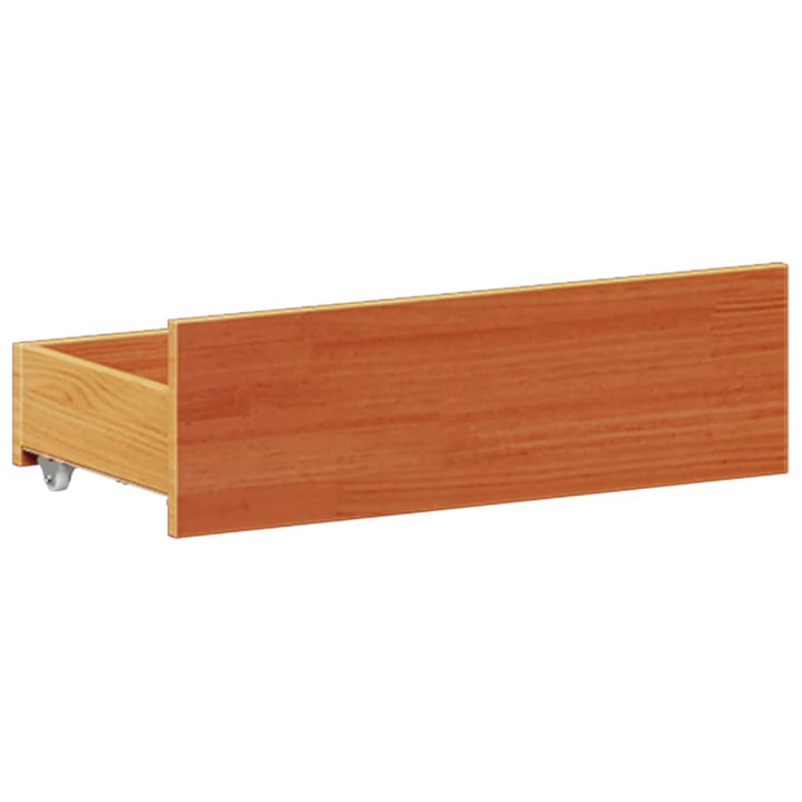 seng med reol uden madras 150x200cm massivt fyrretræ gyldenbrun