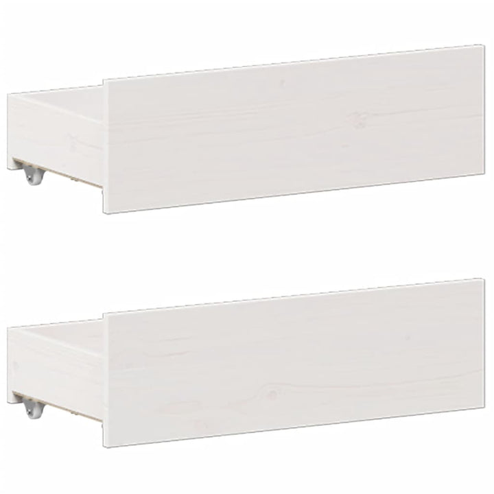 seng med reol uden madras 140x200 cm massivt fyrretræ hvid